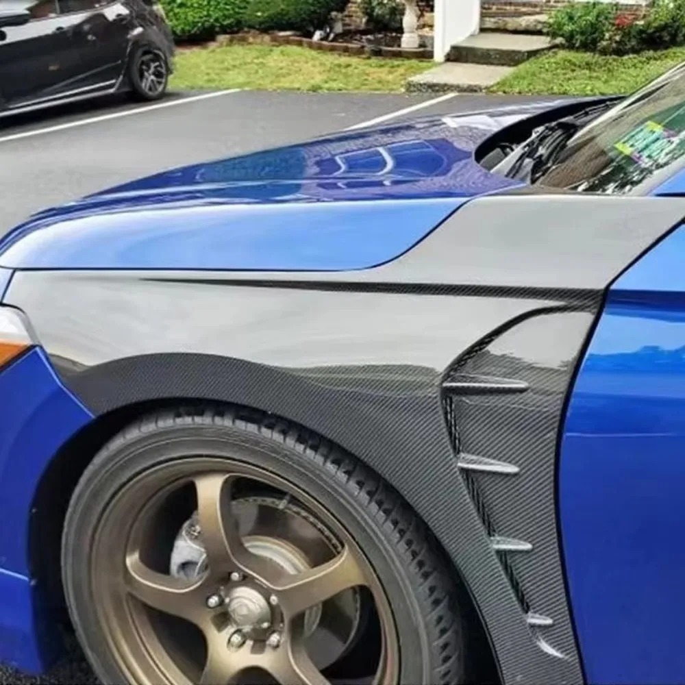 For 11th Gen for Civic FL1 FE1 Custom Full Carbon Fiber Vented Front Fenders Auto Parts Application